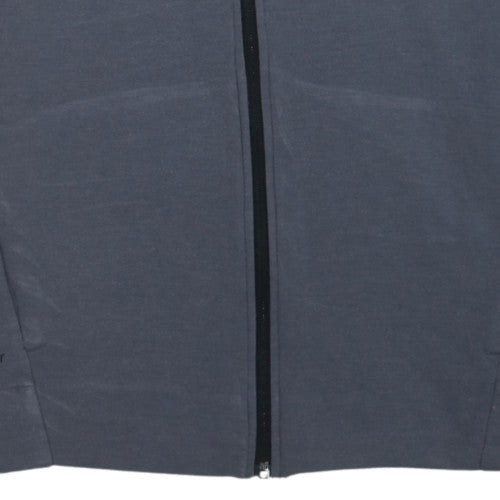 Nike Men's Grey Full Zip Dri-FIT Hoodie Size L Sportswear