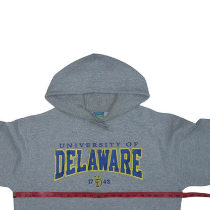 Champion Men's Grey University of Delaware Pullover Hoodie L