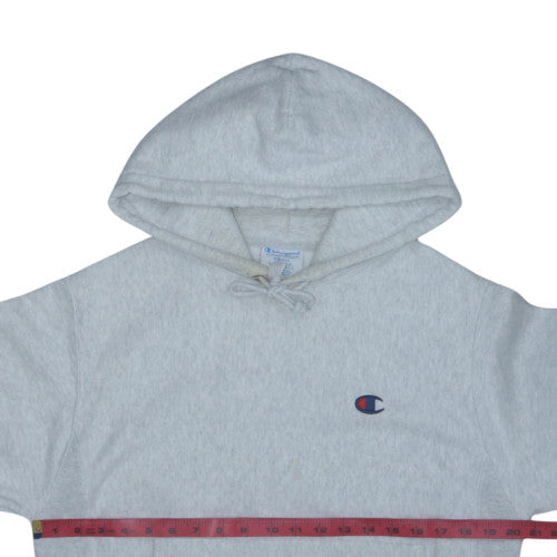 Champion Women's Grey Small Reverse Weave Pullover Hoodie