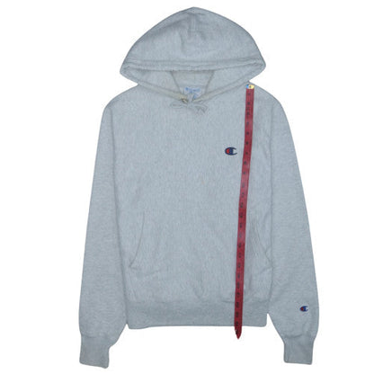Champion Women's Grey Small Reverse Weave Pullover Hoodie