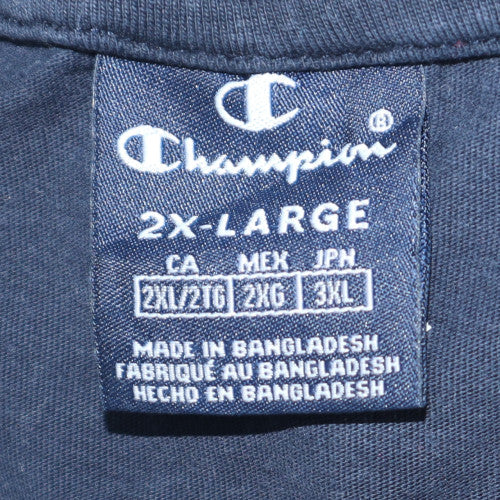 Champion Men's Black 2XL Crew Neck Short Sleeve Sports T-Shirt