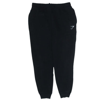 Gymshark Men’s Black Joggers M Regular Fit Fleece Tapered Sweatpants