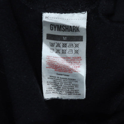 Gymshark Men’s Black Joggers M Regular Fit Fleece Tapered Sweatpants