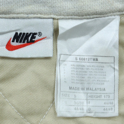 Nike Men’s Grey Fleece Quarter Zip Pullover Sweatshirt S