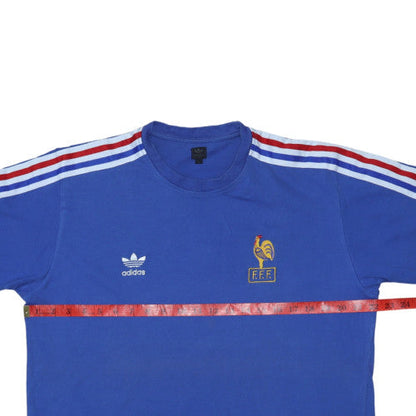 Adidas Men’s Blue Les Bleus Retro Sports T-Shirt Size L