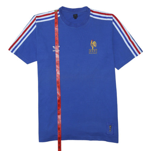 Adidas Men’s Blue Les Bleus Retro Sports T-Shirt Size L