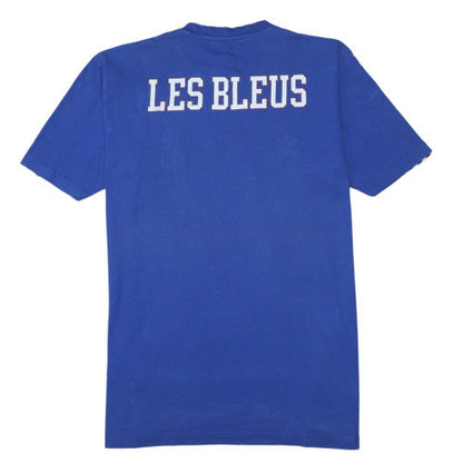 Adidas Men’s Blue Les Bleus Retro Sports T-Shirt Size L
