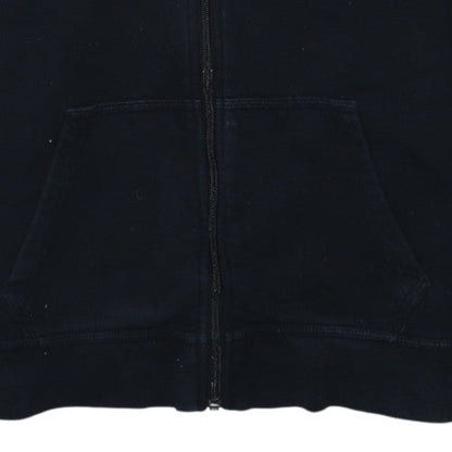 Nike Boys Black Full Zip Hoodie XL 13-15 Years Fleece Sportswear