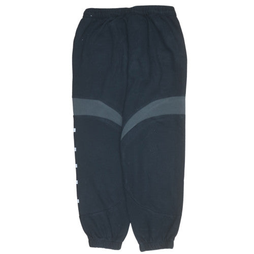 Nike Air Men's Black Jogger Sweatpants M Regular Fit Fleece Cuffed