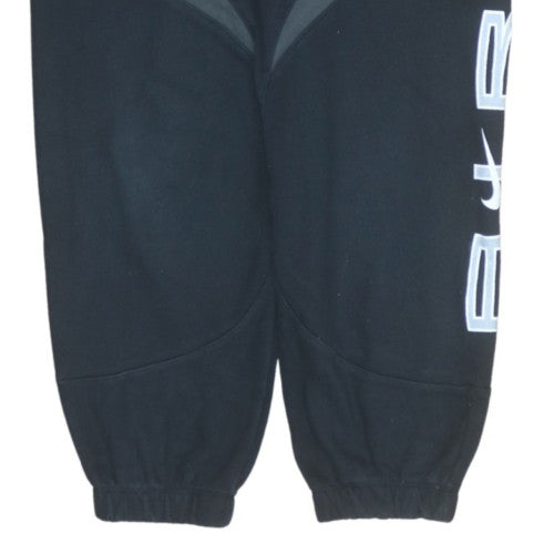 Nike Air Men's Black Jogger Sweatpants M Regular Fit Fleece Cuffed