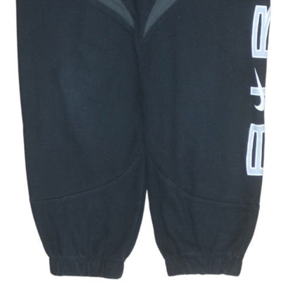 Nike Air Men's Black Jogger Sweatpants M Regular Fit Fleece Cuffed