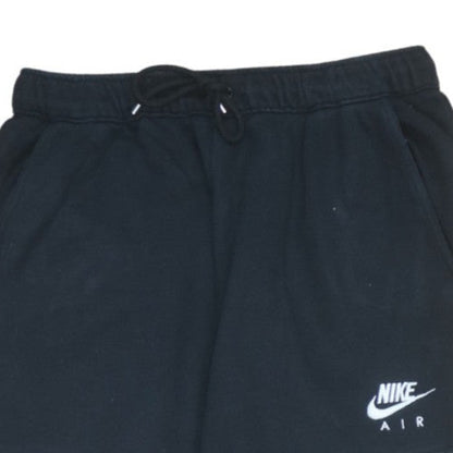Nike Air Men's Black Jogger Sweatpants M Regular Fit Fleece Cuffed