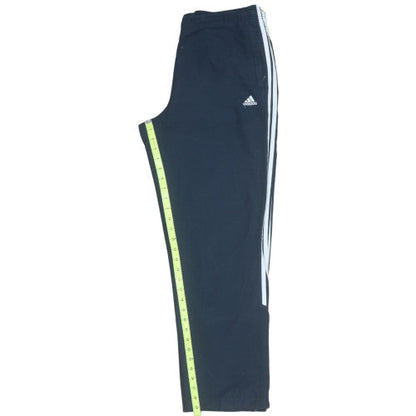 Adidas Women Blue Track Pants M Regular Fit Activewear Trousers