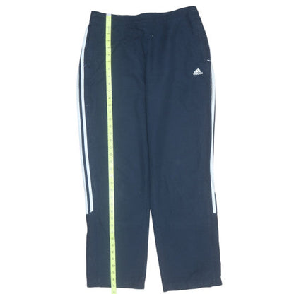 Adidas Women Blue Track Pants M Regular Fit Activewear Trousers