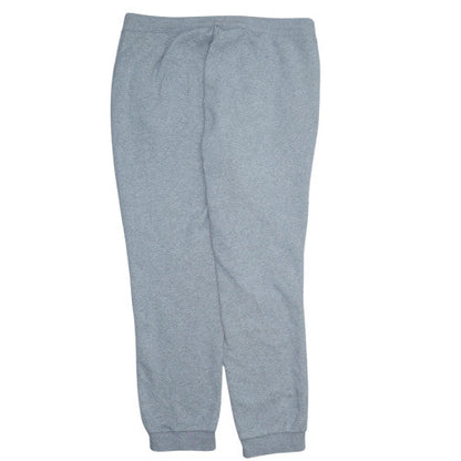 adidas Men’s Grey 2XL Fleece Sweatpants with Logo and Drawstring