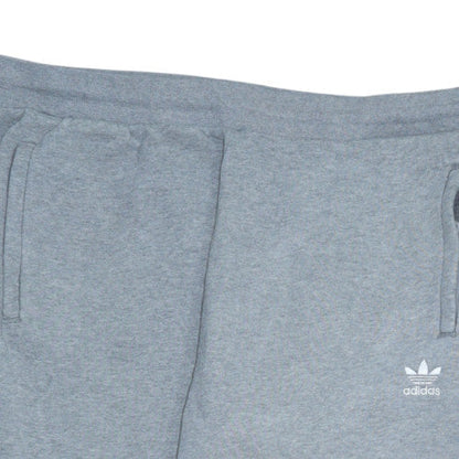 adidas Men’s Grey 2XL Fleece Sweatpants with Logo and Drawstring