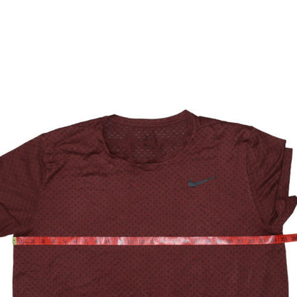Nike Men's Brown Dri-Fit 2XL Short Sleeve Athletic T-Shirt