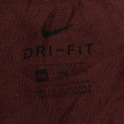 Nike Men's Brown Dri-Fit 2XL Short Sleeve Athletic T-Shirt