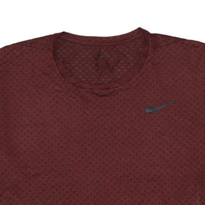 Nike Men's Brown Dri-Fit 2XL Short Sleeve Athletic T-Shirt