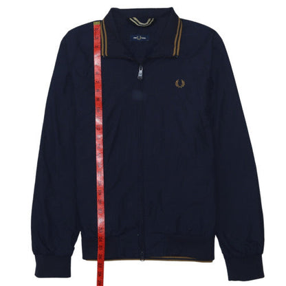 Fred Perry Men's Blue M Track Jacket Lightweight Casual Zip-Up