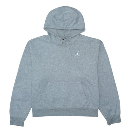Jordan Women Grey Pullover Hoodie Small Loose Fit Cotton Blend