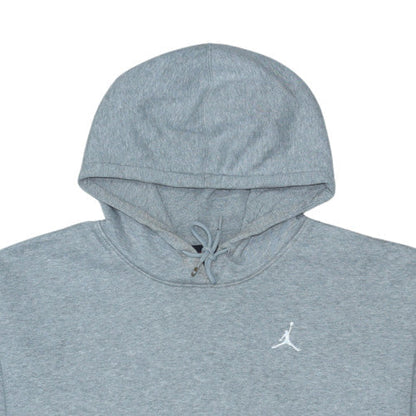 Jordan Women Grey Pullover Hoodie Small Loose Fit Cotton Blend