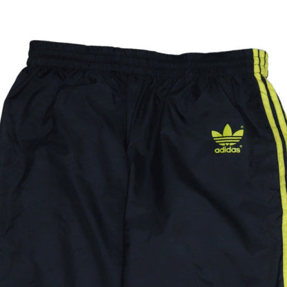 Adidas Men's Black Track Pants L Retro 80s Straight Leg Activewear