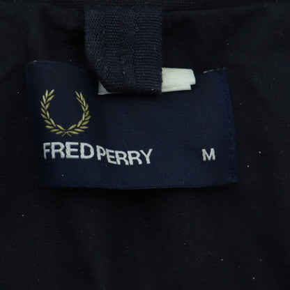 Fred Perry Men's Blue M Track Jacket Lightweight Zip-Up Cotton Blend