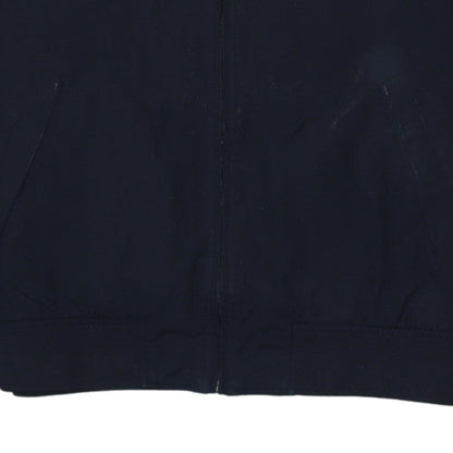 Fred Perry Men's Blue M Track Jacket Lightweight Zip-Up Cotton Blend