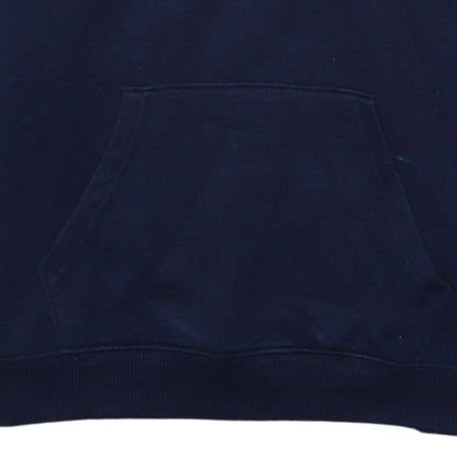 Quiksilver Boys Blue Pullover Hoodie Size 14 Years Hooded Fleece Logo Sweatshirt