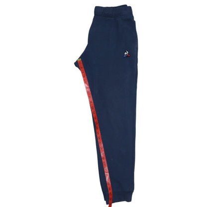 Le Coq Sportif Men's Navy Jogger Sweatpants M Elastic Waist Cotton Blend