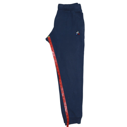 Le Coq Sportif Men's Navy Jogger Sweatpants M Elastic Waist Cotton Blend