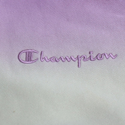 Champion Womens Purple Ombre Sweatshirt XS Crew Neck Pullover