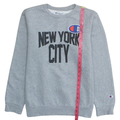Champion Women's Grey XL Pullover Sweatshirt New York City Logo