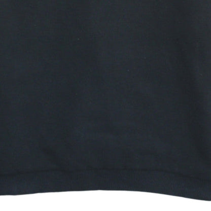 FILA Men’s Black Logo Tape Crew Neck Pullover Sweatshirt Size M