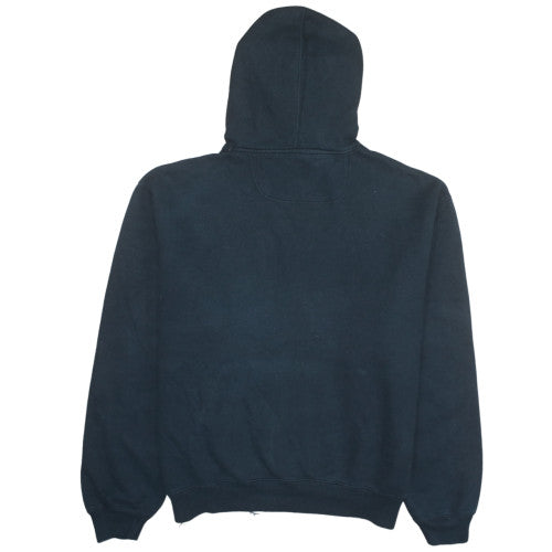 Champion Men's Black Pullover Hoodie Size L Classic Fleece Sweatshirt