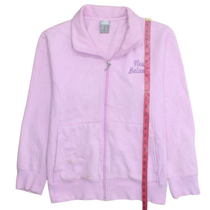 New Balance Women Pink Size 14 Track Jacket Full Zip Fleece