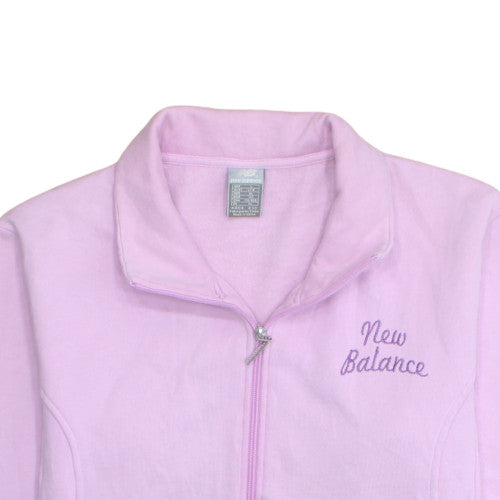 New Balance Women Pink Size 14 Track Jacket Full Zip Fleece