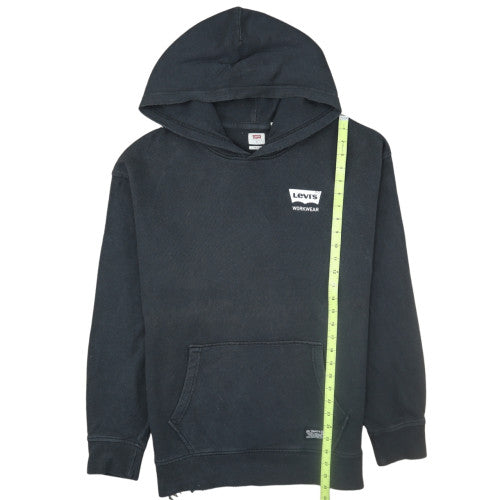 Levi's Men's Black Relaxed Pullover Hoodie L Workwear Fleece