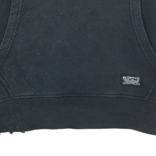 Levi's Men's Black Relaxed Pullover Hoodie L Workwear Fleece