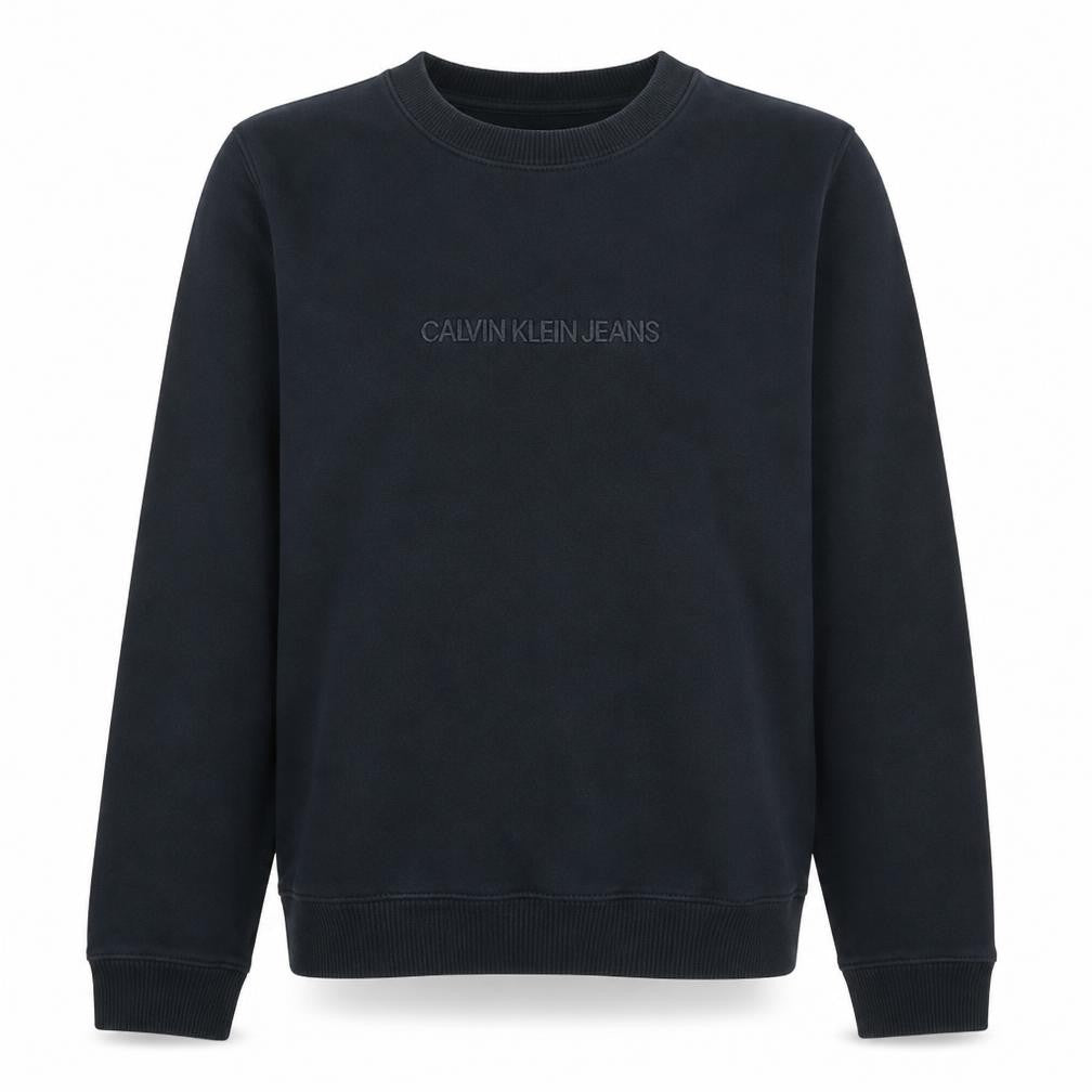 Calvin Klein Jeans Womens Black Cotton Sweatshirt Size S