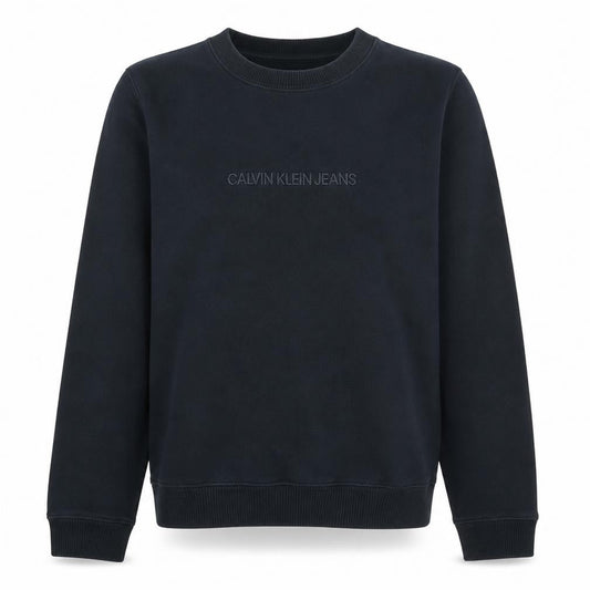 Calvin Klein Jeans Womens Black Cotton Sweatshirt Size S