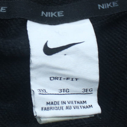 Nike Women Black 3XL Dri-Fit Pullover Hoodie with Flame Logo