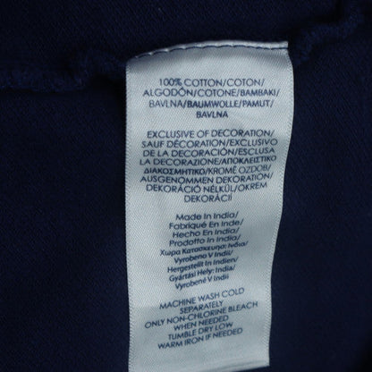 Chaps Men's Blue Striped Polo Shirt Size XL 100% Cotton Classic Fit