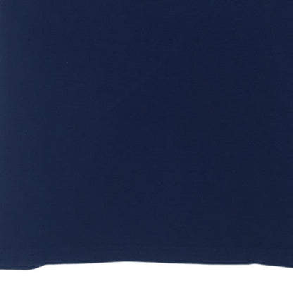 Chaps Men's Blue Striped Polo Shirt Size XL 100% Cotton Classic Fit