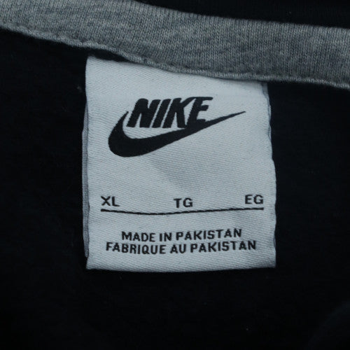Nike Womens Black XL Pullover Hoodie Sweatshirt with Logo