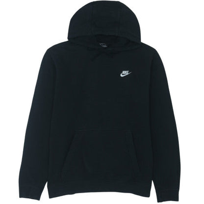 Nike Women's Black Pullover Hoodie L Cotton Blend Fleece Sweatshirt