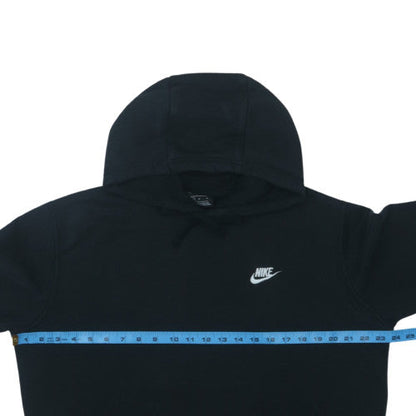 Nike Women's Black Pullover Hoodie L Cotton Blend Fleece Sweatshirt