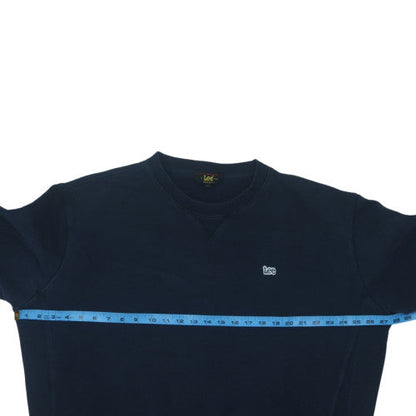 Lee Men's Blue 2XL Regular Fit Crew Neck Sweatshirt
