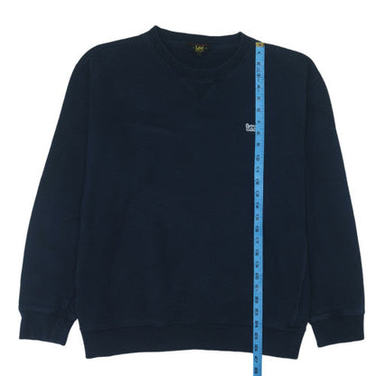 Lee Men's Blue 2XL Regular Fit Crew Neck Sweatshirt